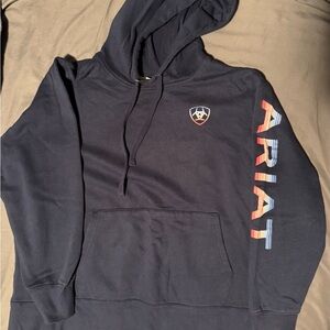 Ariat woman's Dark Blue Hoodie with Logo